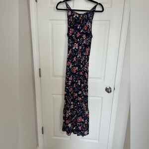 Old Navy Floral Maxi Dress - Navy and Pink